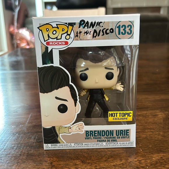 Panic! At The Disco - Brendon Urie Funko Pop 133 Hot Topic EXCLUSIVE - Picture 1 of 6